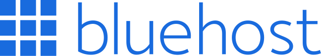 Logo oficial da Bluehost